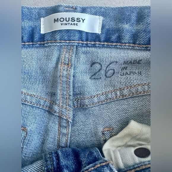 Moussy Vintage Glendele Skinny Jeans in Light Blue Jeans size 26 - Picture 10 of 11